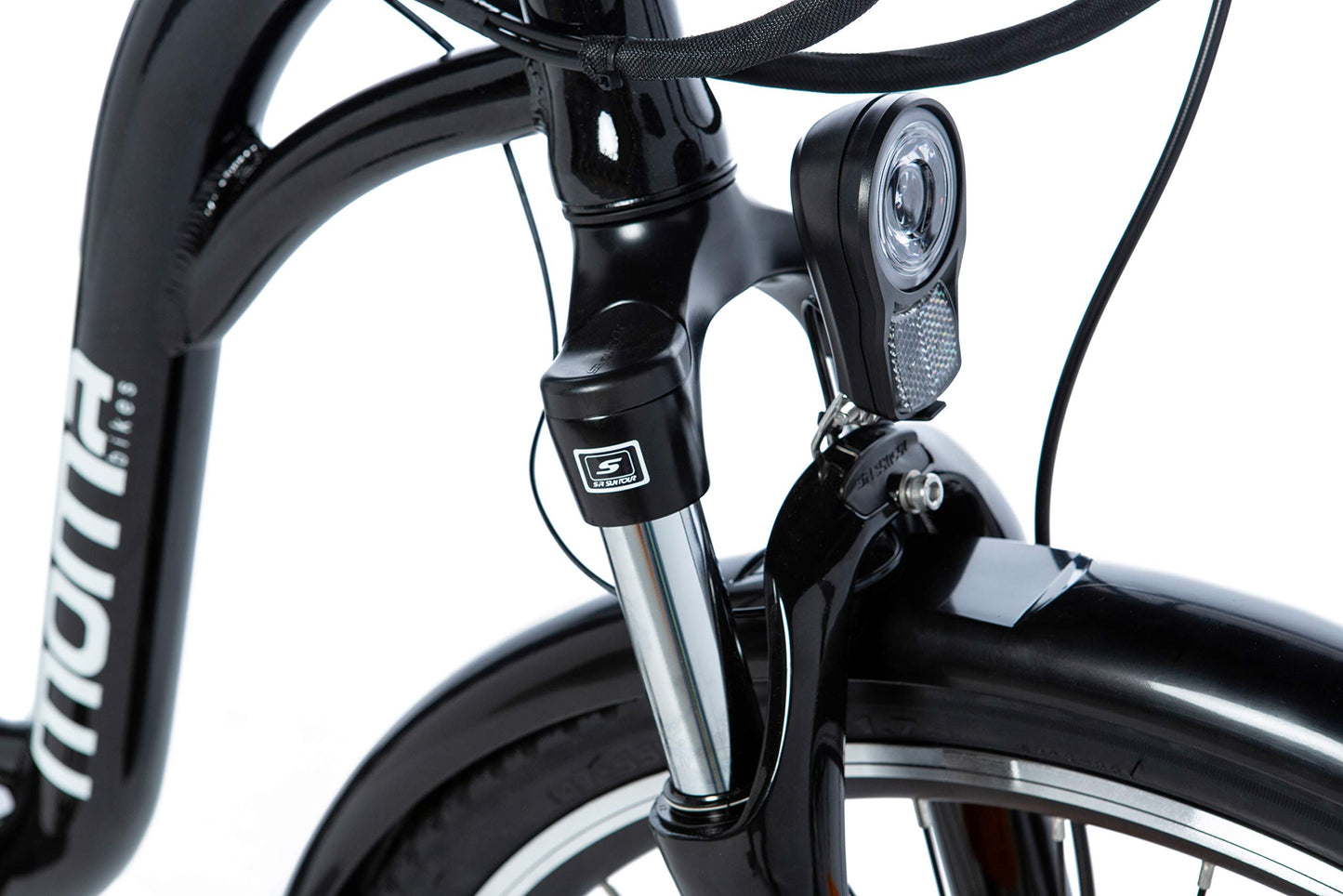 Moma Bikes Bicicleta Electrica Urbana Ebike, Aluminio, Shimano 7v, Frenos de Disco Hidráulicos, Batería Litio 36V 16Ah